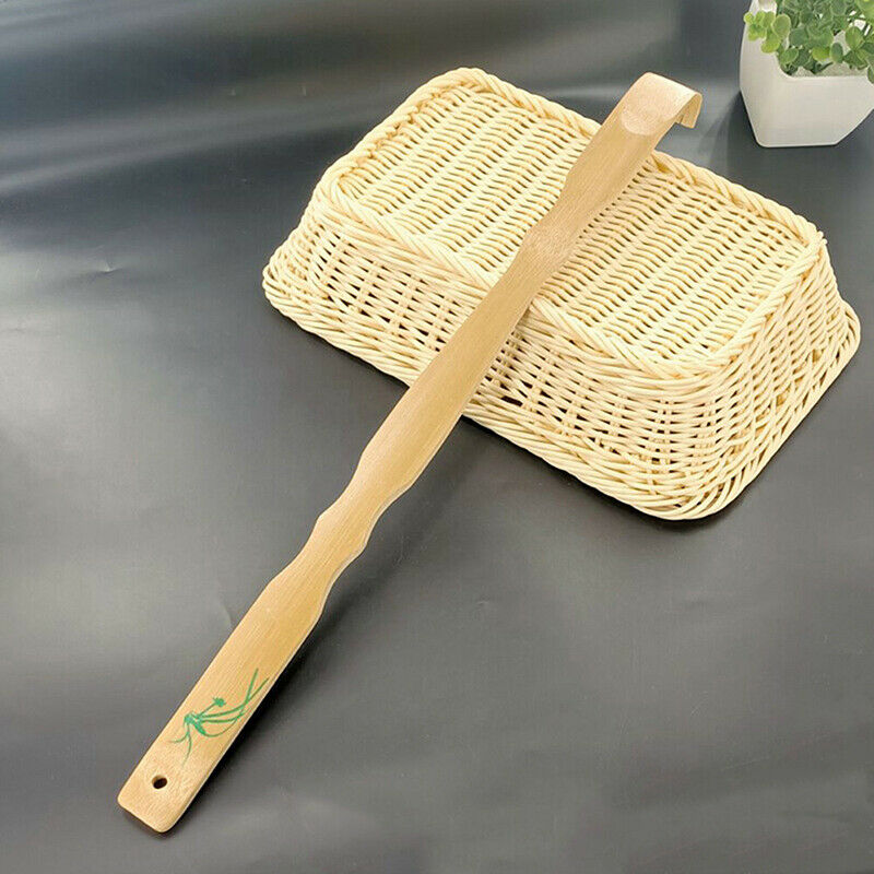 1x Durable Bamboo Massager Back Scratcher Wooden Body Roller Stick Backsc.l8