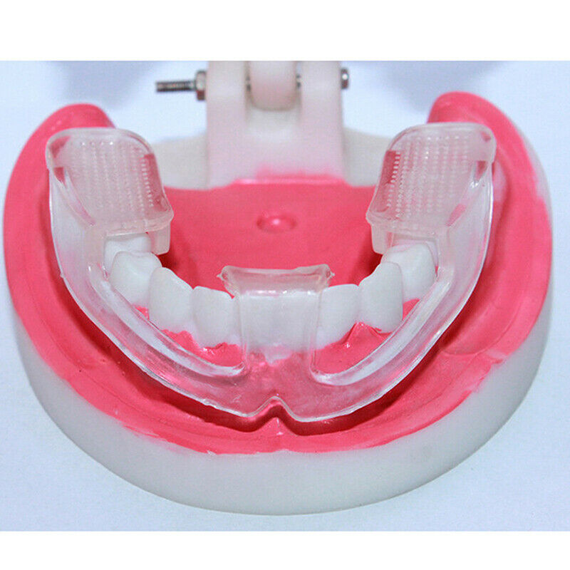 2Pcs Teeth Grinding Guard Sleep Mouthguard Splint Clenching Protector Too.l8