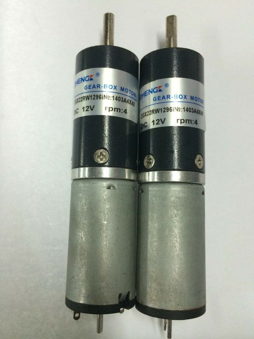 1PC ZGX22RW DC 12V 4RPM There are brush planetary gear reduction motor 22mm