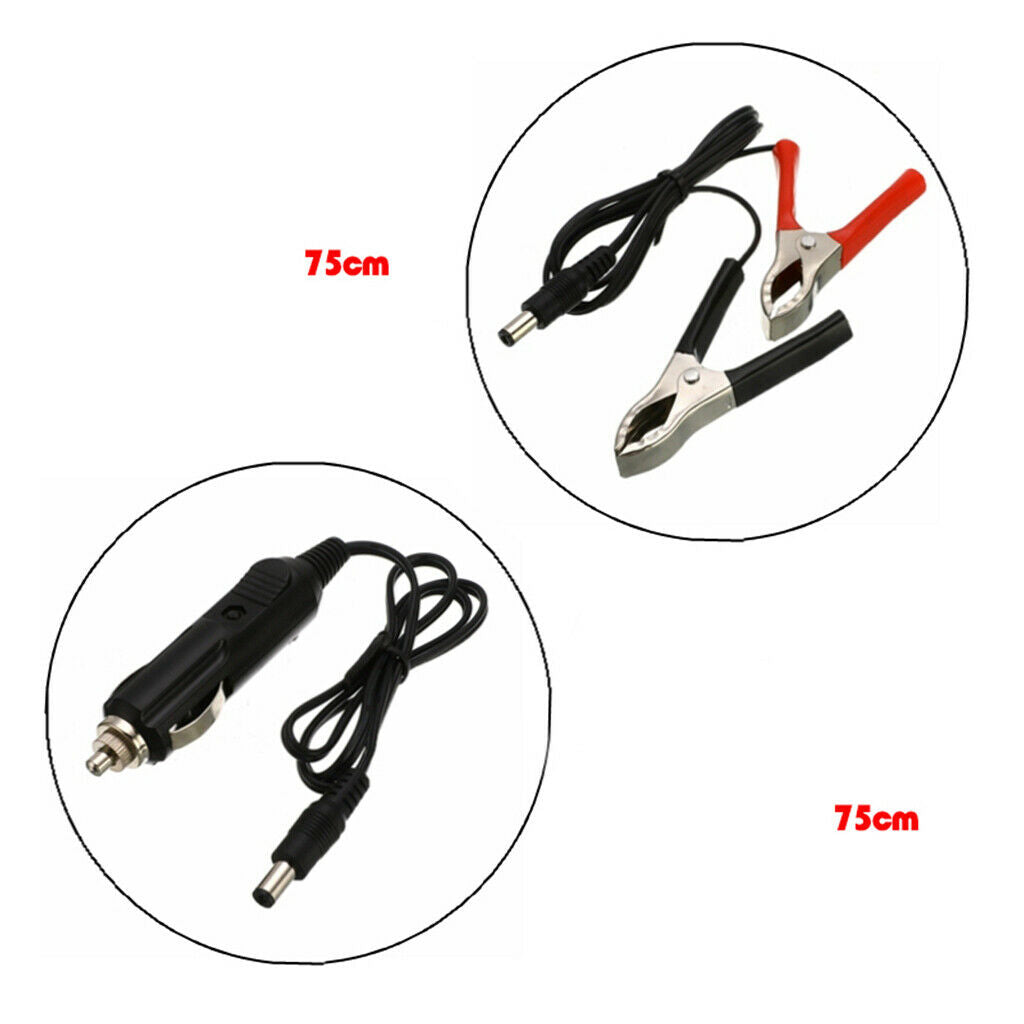 12V 20W Solar Panel Battery Charger Maintainer Bundle with Lighter Plug,