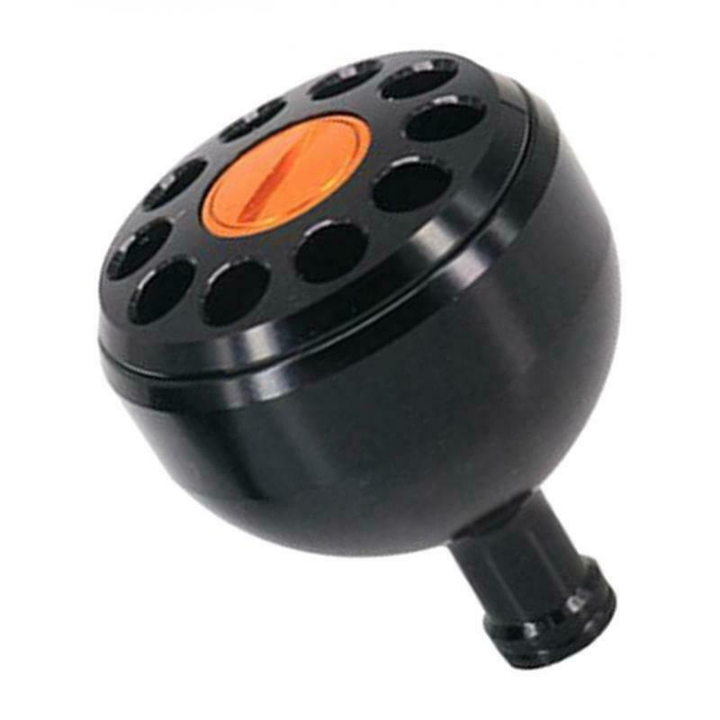 Metal Fishing Reel Handle Ball Knob Replacements DIY Accessory  Black Orange