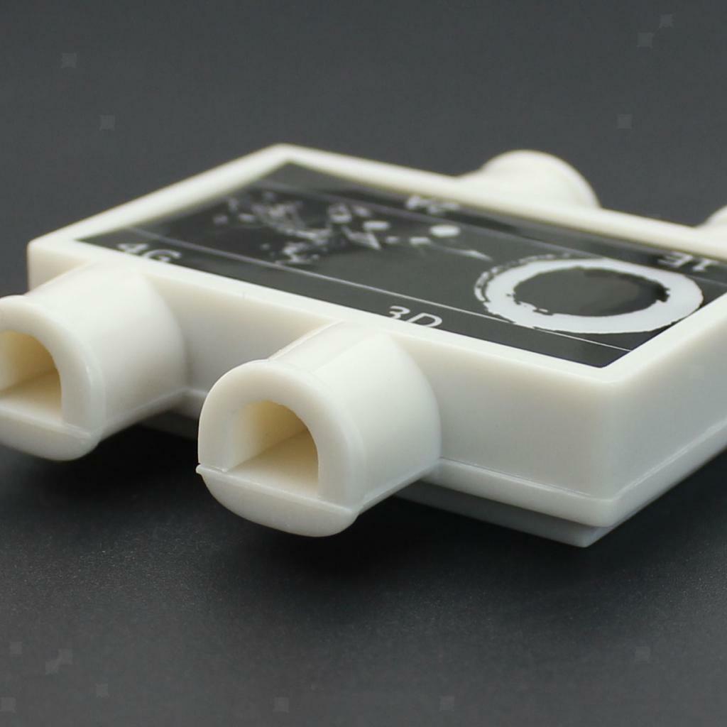 Portable 4 Notes Diatonic Pitch Pipe Box Tuner for Violin Practicing White