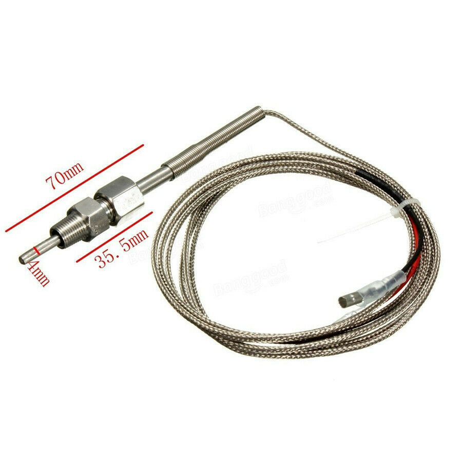 1x EGT Thermocouple Temperature Sensor For Exhaust Gas Probe Adjustable Pressure