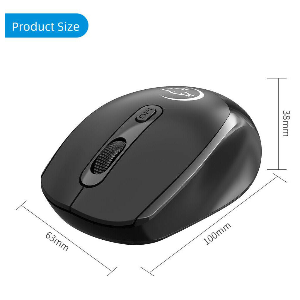 Fashionable Portable 2.4G USB Wireless Optical Mouse with USB Receiver