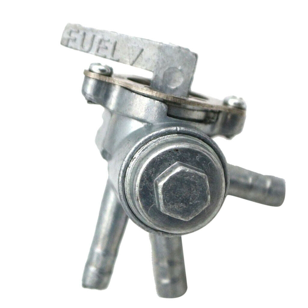 4x Gas Tank Fuel Petcock Switch Shut Off Valve 3 Port for 50cc 70cc 90cc 100cc