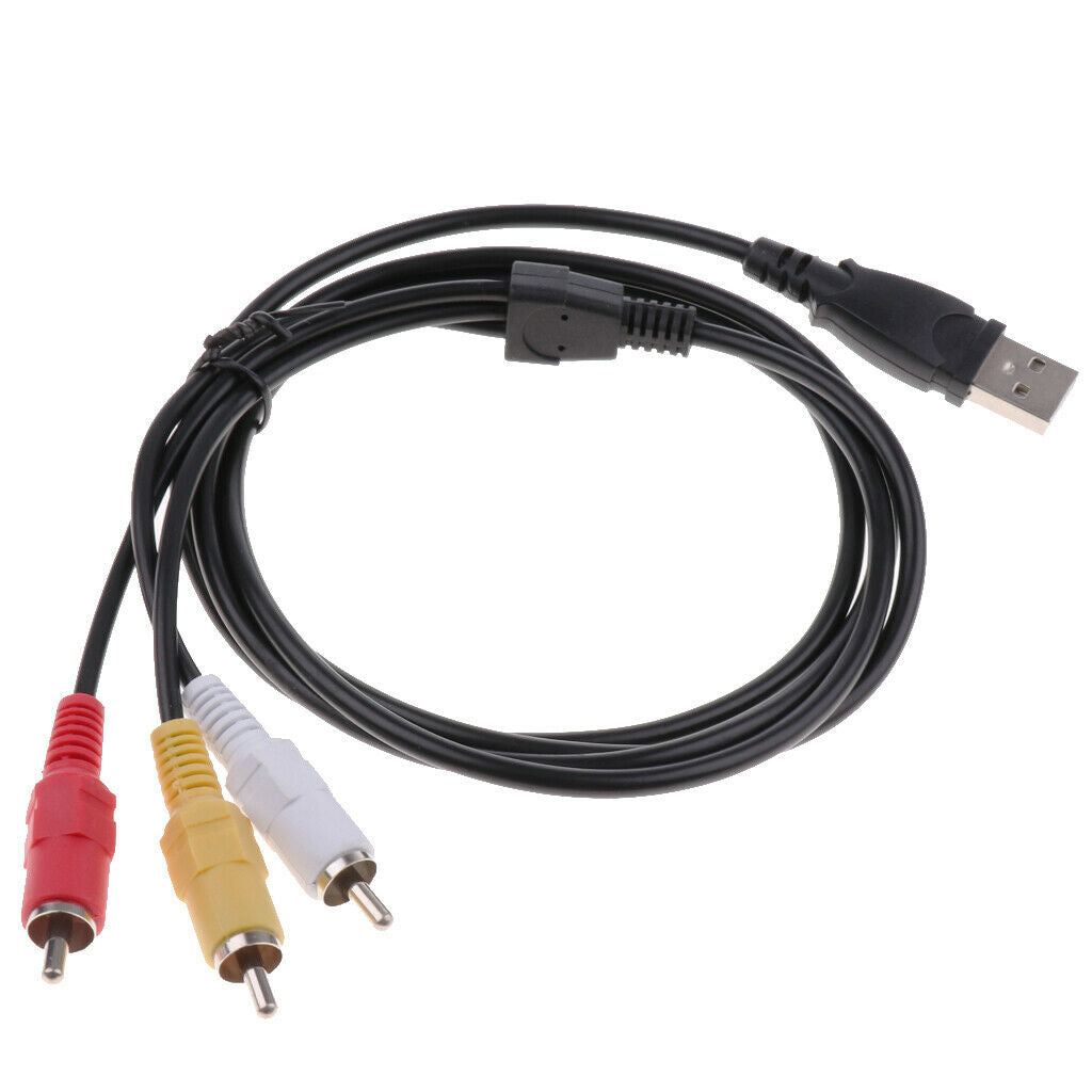 1.5mm USB to Triple RCA Male to USB Male Adapter Cable fit for PC Splitter Cable