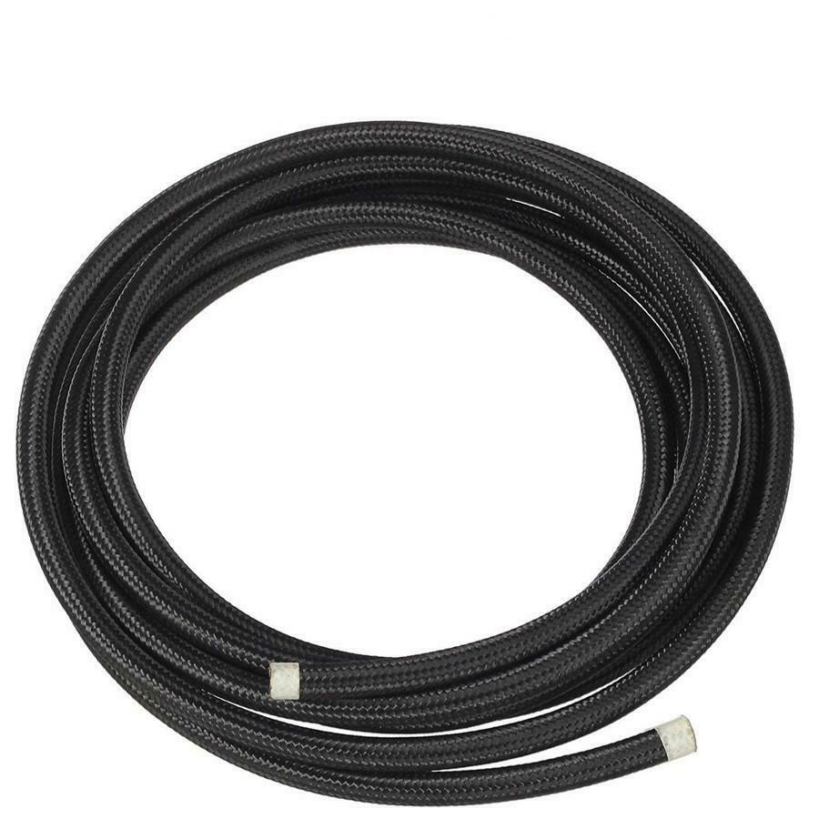 1M Nylon Steel Braided Fuel Oil Gas Line Hose AN16 AN-16 3.3ft Durable