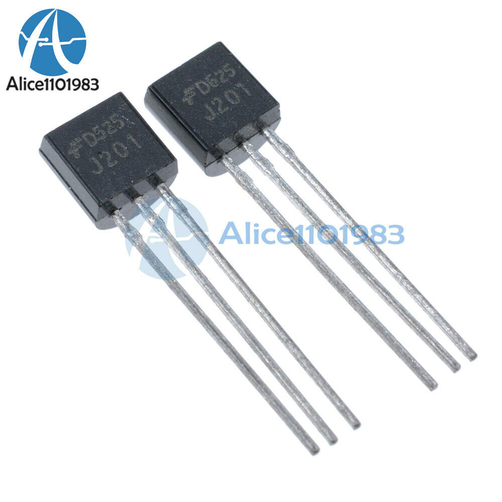 2PCS J201 JFET N-Channel Transistor 50mA 40V TO-92 J201