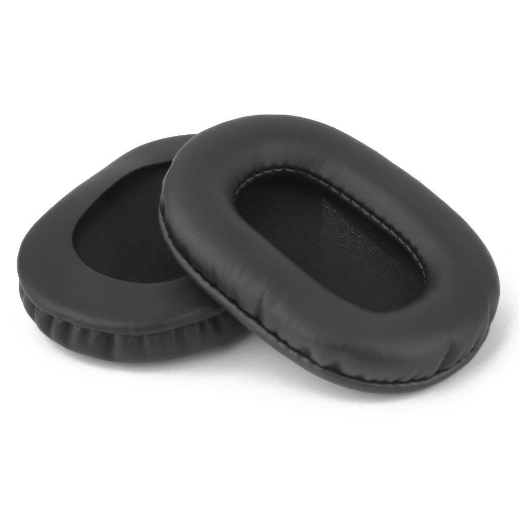 Black PU Leather Ear Pads Cushions Covers Replace for   MDR-V6 Headphones