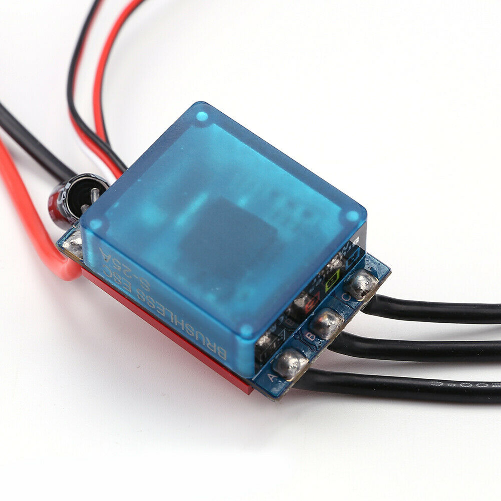 25A  ESC Brush  Speed Controller for 1/16 1/18 Scale RC Crawler Truck Car