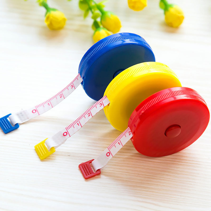 Retractable  Body Measuring Tape Sewing Cloth Tailor Dieting Tapeline Ruler 1.5M