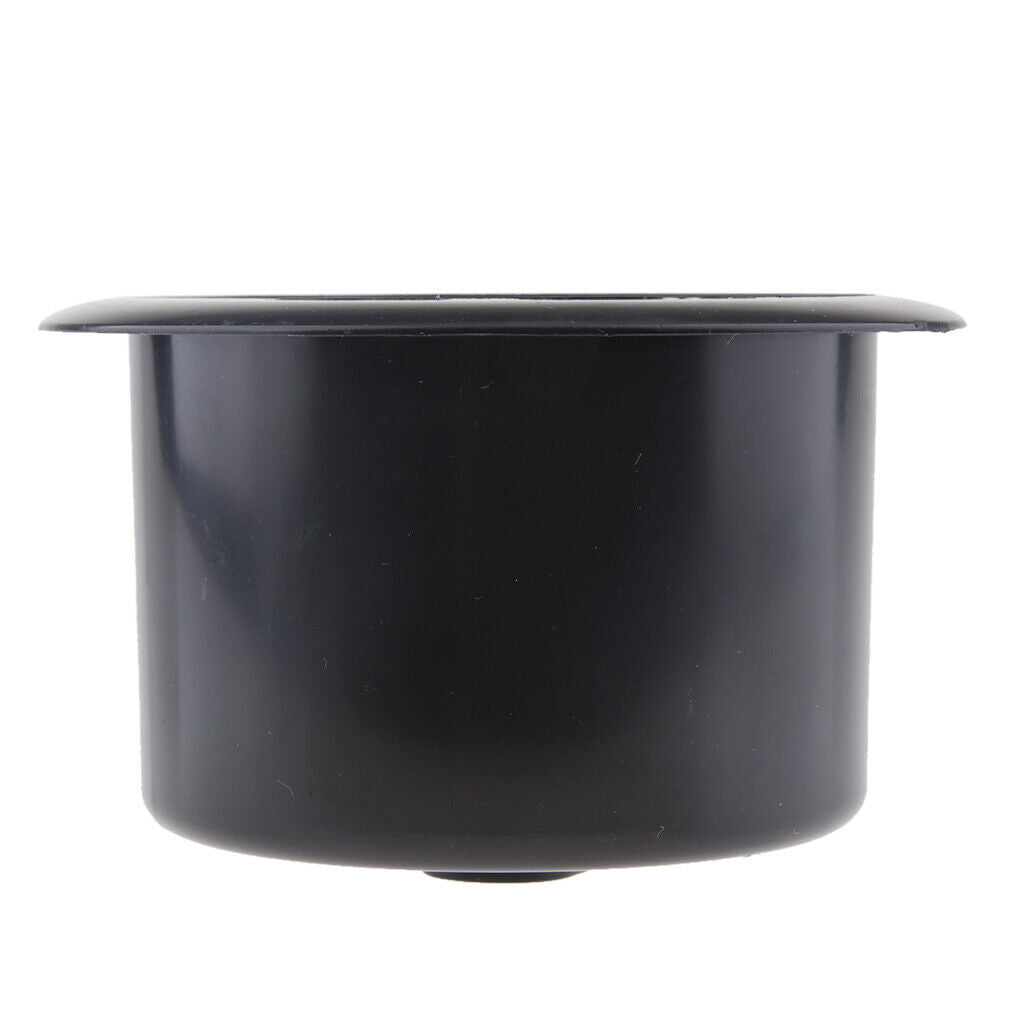 84mm Newly Black Boat Plastic Cup Drink Can Holder Boat Marine RV Universal