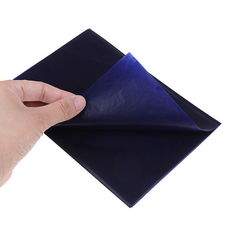 100 Sheets A5 Dark Blue Carbon Hand Stencil Transfer Paper Hectograph Rep.l8