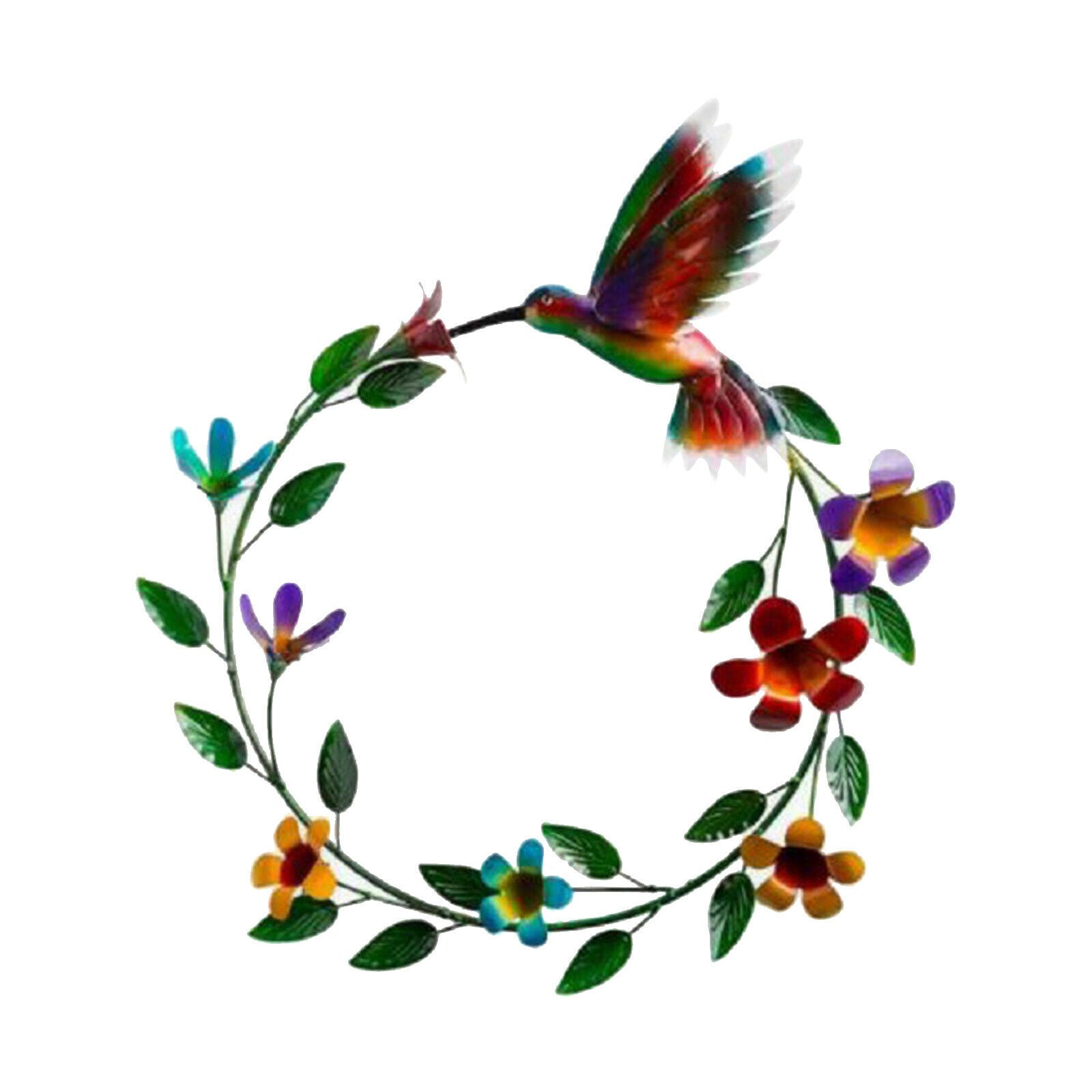Hummingbird Art Wreath Decor for Door Window Wall Hanging Home Wedding