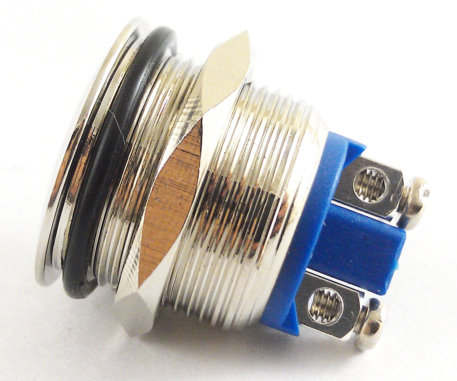 10pcs 250V 19mm QN19-A1 Metal Flat Top Push Button Momentary Waterproof Switch