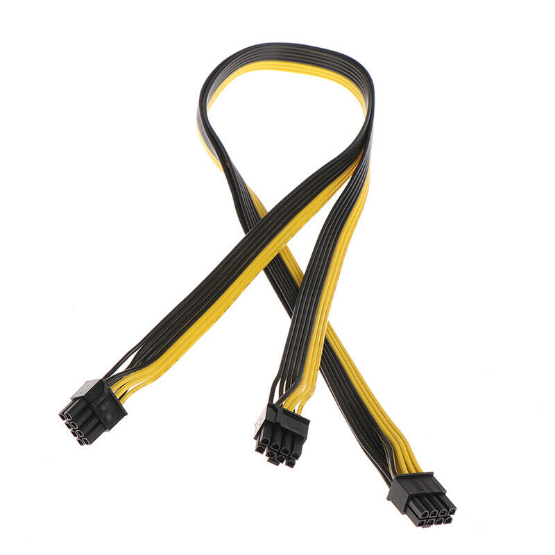 PCIe 8Pin Male to Dual 8Pin (6+2) Male Power Adapter Cable for EVGA Power Sup_DF