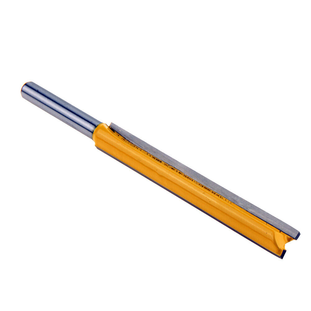 1/4x3/8x76 Long Straight Router Bit 1/4 inch Shrank Extension Edge Cutter @