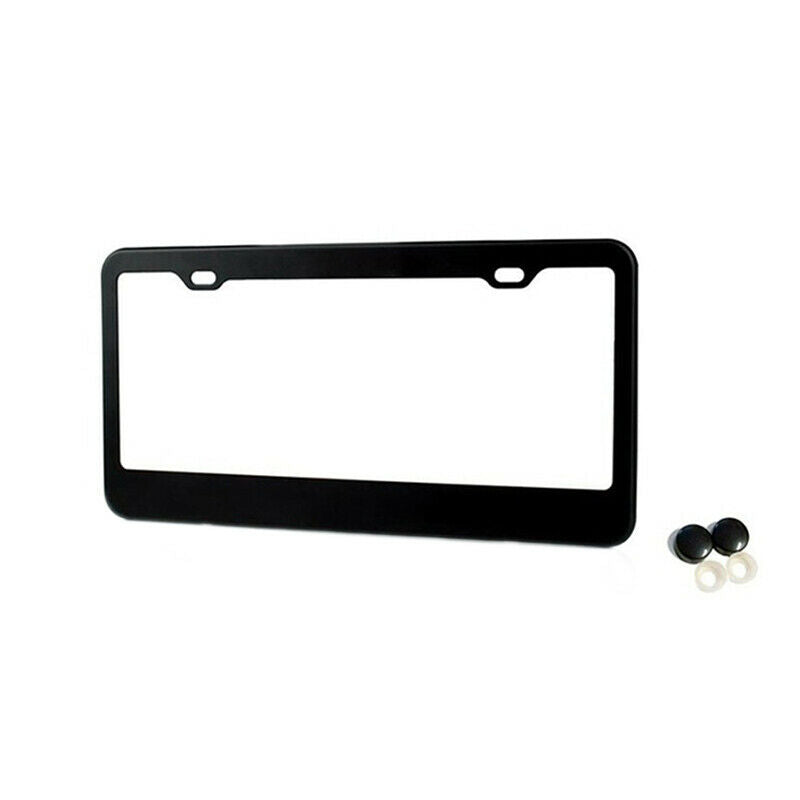 US Ca 2xChrome Stainless Steel Car Truck License Number Plate Frame+Screw CaH Pb