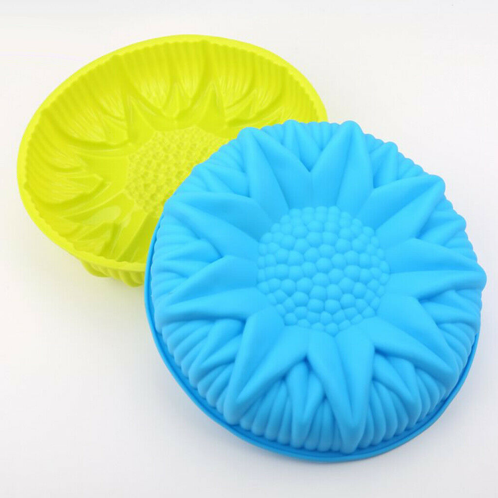 Household Silicone Cake Mold Sunflower Cake Baking Mould Pie Flan Tart Mold