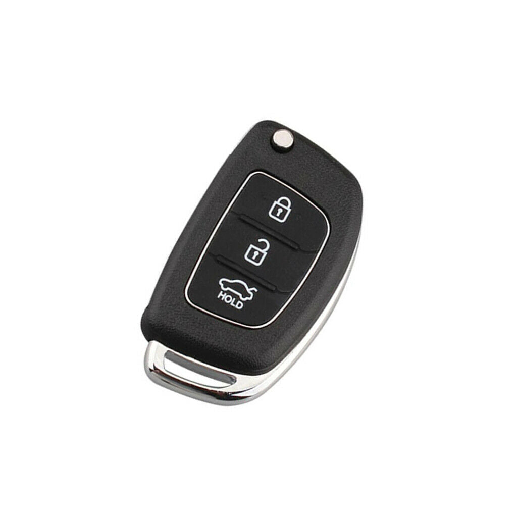 Remote Key Case Fob Cover Uncut Blade For Hyundai ix35 ix45 Series