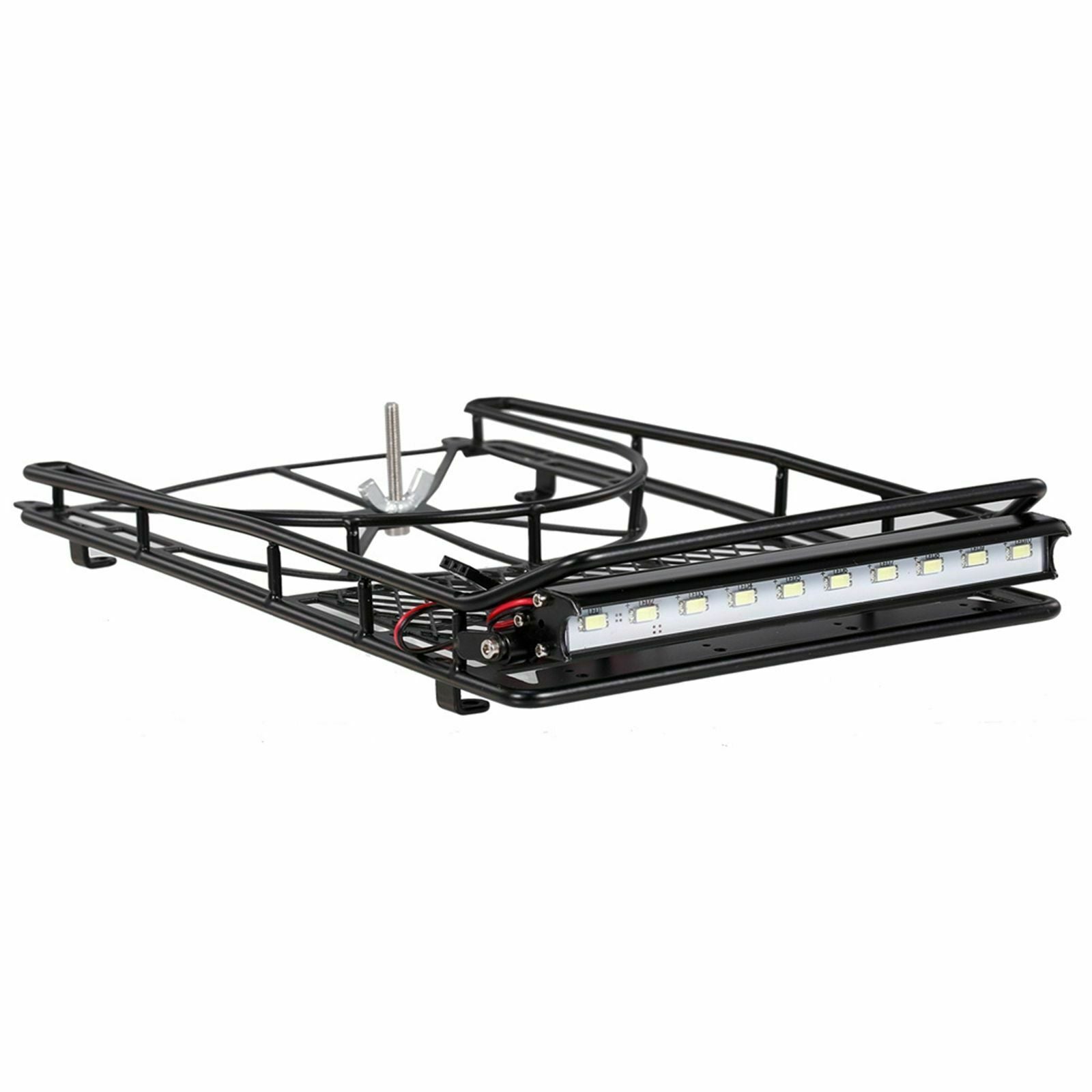 Upgrade RC Car Roof Rack 10 LED Lights for 1/10 RC Trucks Crawler