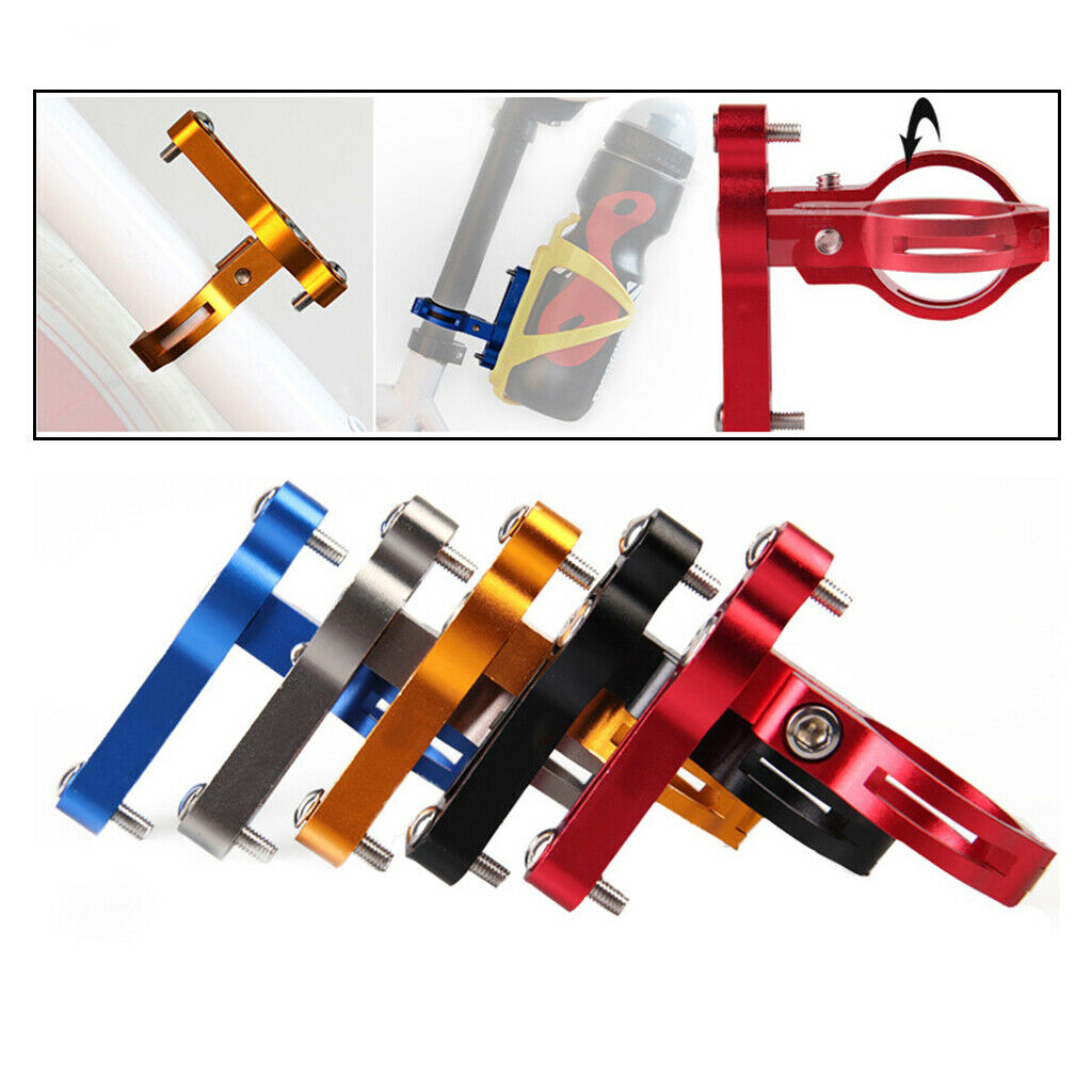 2x Adjustable MTB Water Drink Bottle Rack Cage Outdoor Cycling Lightweight