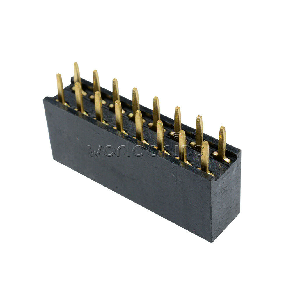 20Pcs 2X8Pin 2.54mm Double Row Female Straight Header Pitch Socket Pin Strip