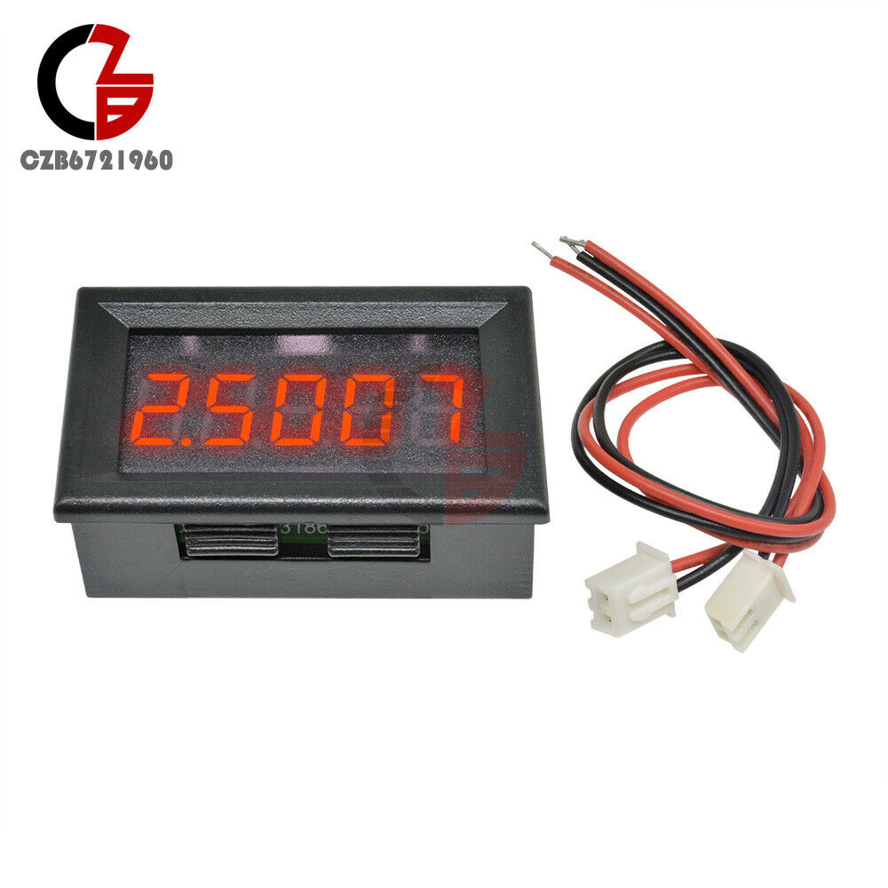 Red 5 Digit DC 0-4.3000-33.000V Precision Digital Voltmeter Voltage Metre Panel