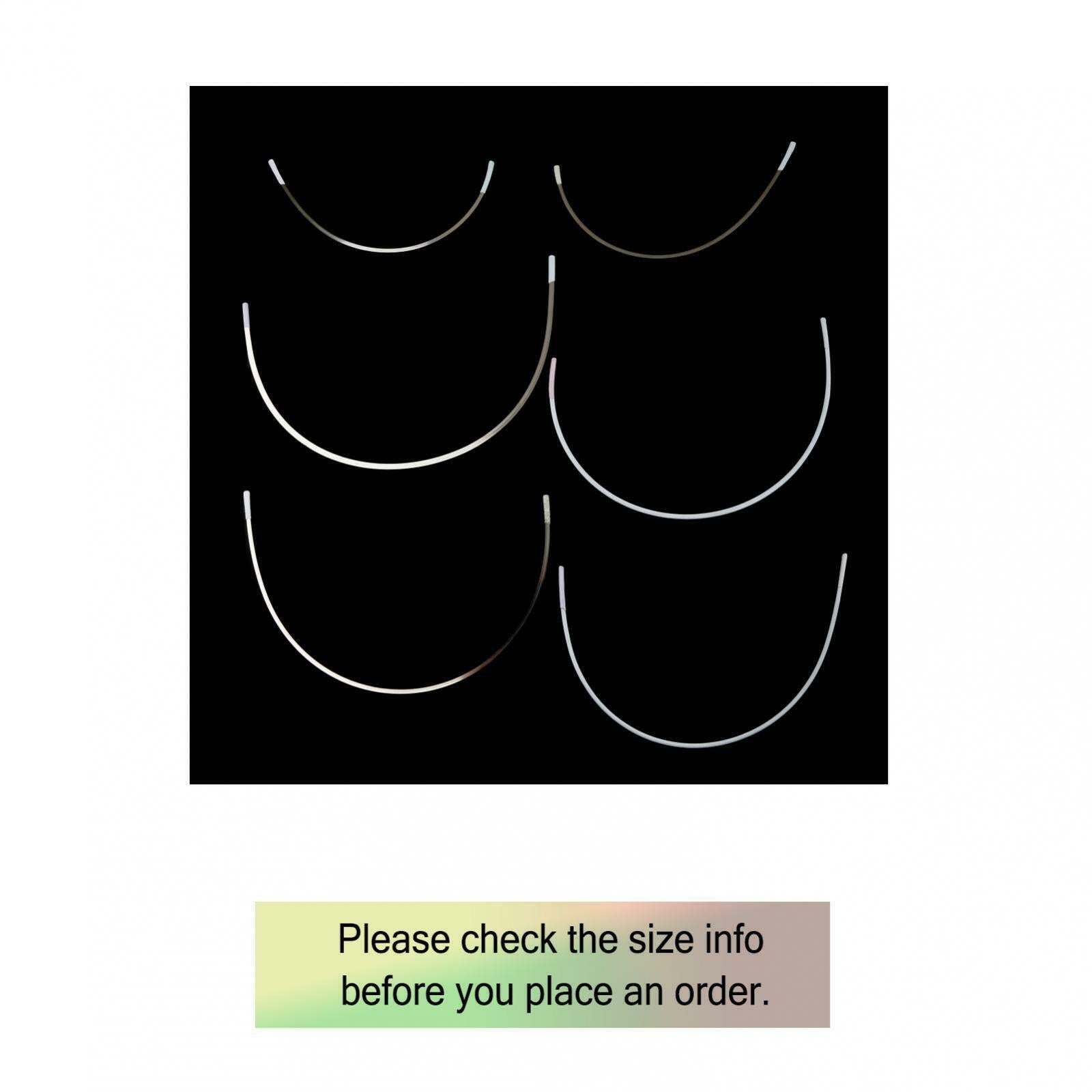 12Pcs Bra Underwire Girls Metal Bra Wires Replacements DIY Brassiere E Cup
