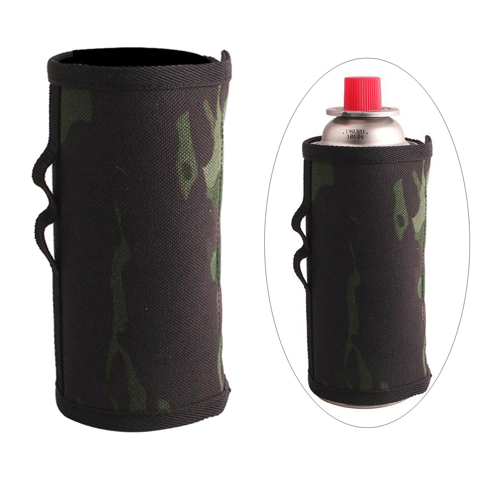 Long Gas Canister Cover Protector Camping Fuel Tank Protective Storage Bag Deep
