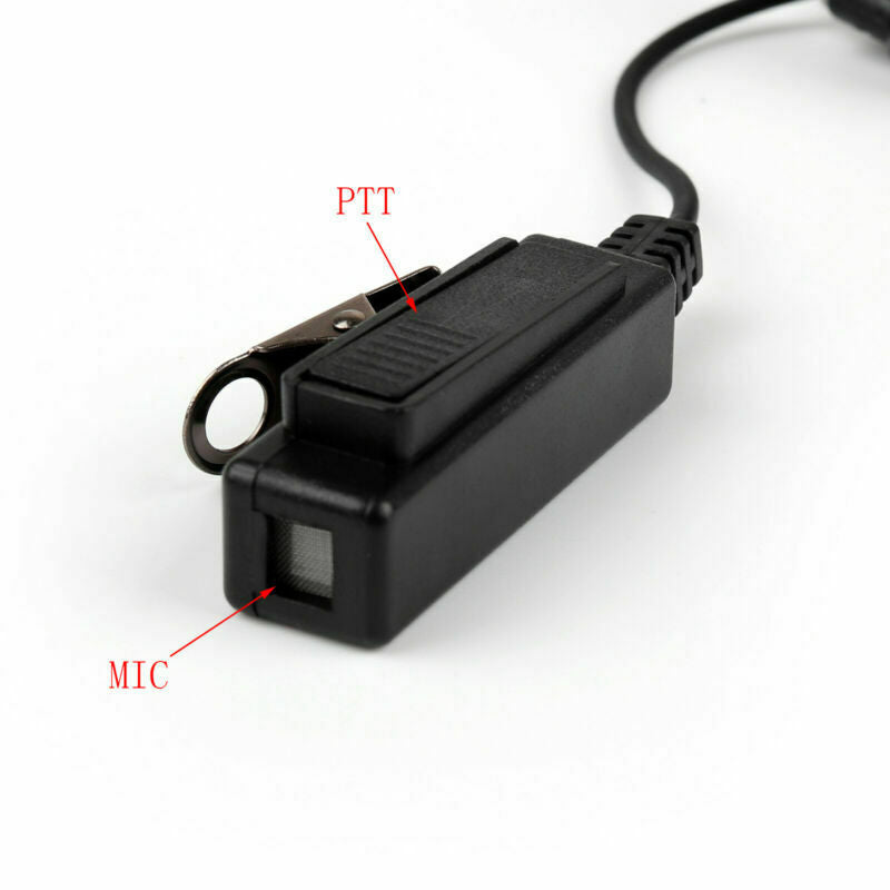 1xCovert Acoustic Tube Earpiece Headset P Mic Fr  XIRP8260 APX7000  UA