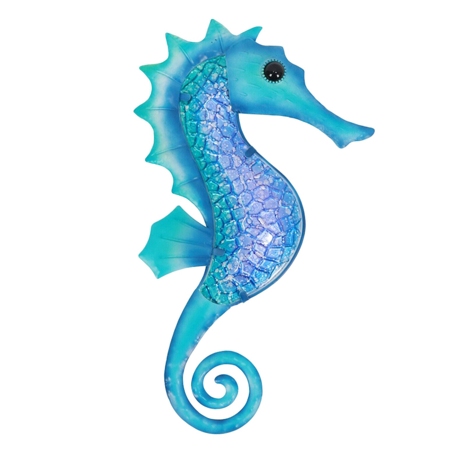 Metal Seahorse Wall Decoration Art Hanging Bedroom Fairy Garden Yard Porchs