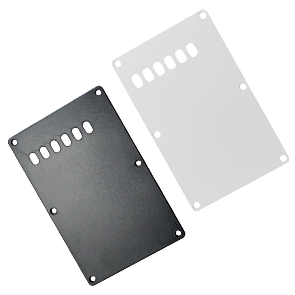 White&Black Pickguard Tremolo Cavity Cover Back Plate for ST Electric Guitar