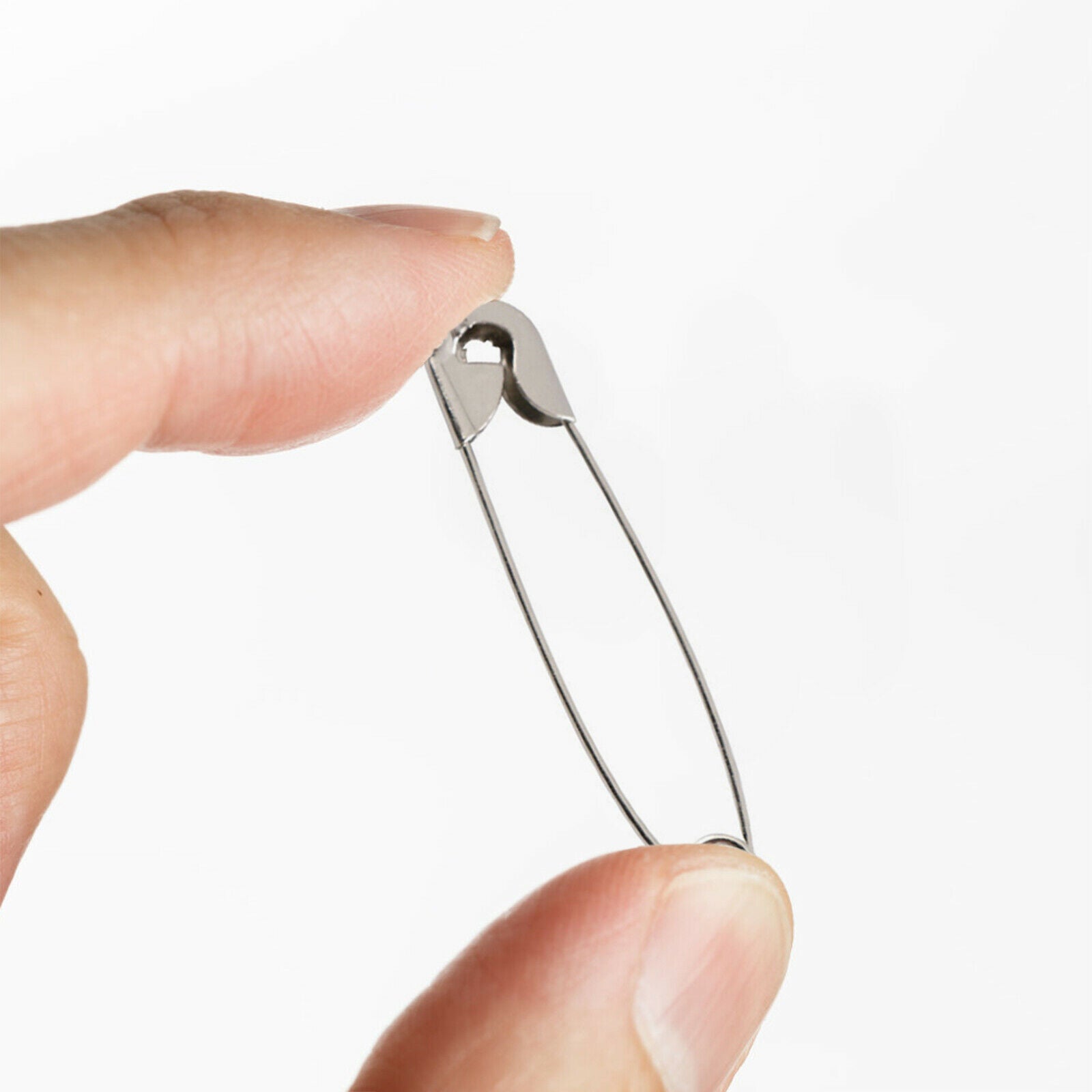 460Pcs Stainless Steel Safety Pins Steel Duty Heavy Large Size 19-54mm Set