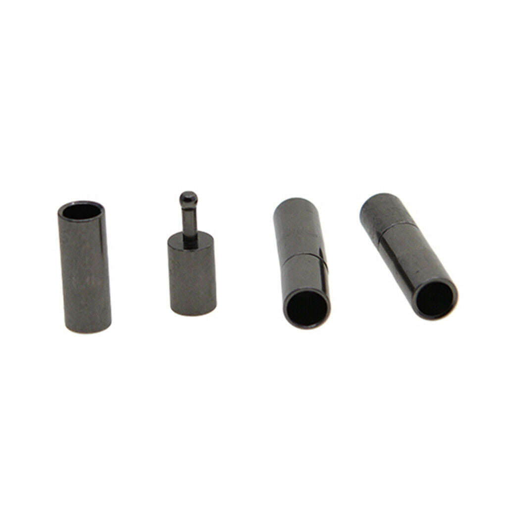 10 Sets 3mm Bayonet Lock with  Closure in Leather Rope.