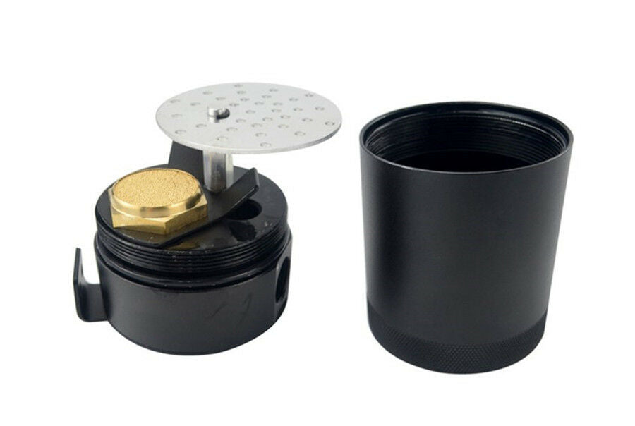2-Port Baffled Aluminum Oil Catch Can Tank Air Separator 3/8" NPT Inlet Outlet