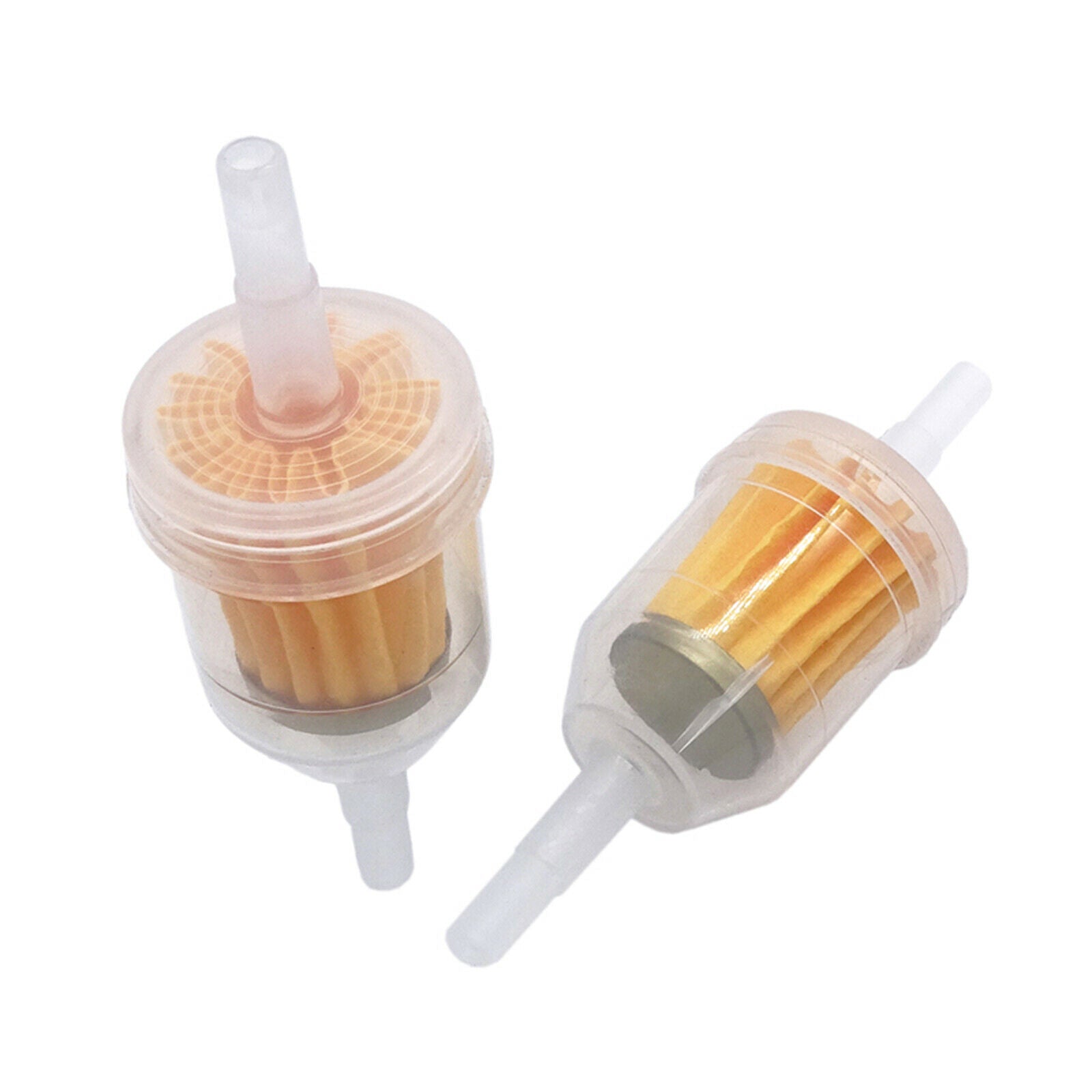Scooter Motorcycle Gasoline Fuel Line Fuel Filter 6-8MM 1/4" Tube Clamp Set