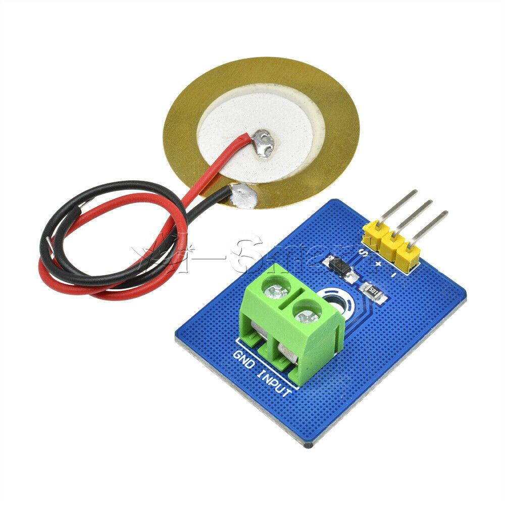 Ceramic Analog Piezoelectricity Piezo Vibration Sensor DIY for Arduino UNO Rev3