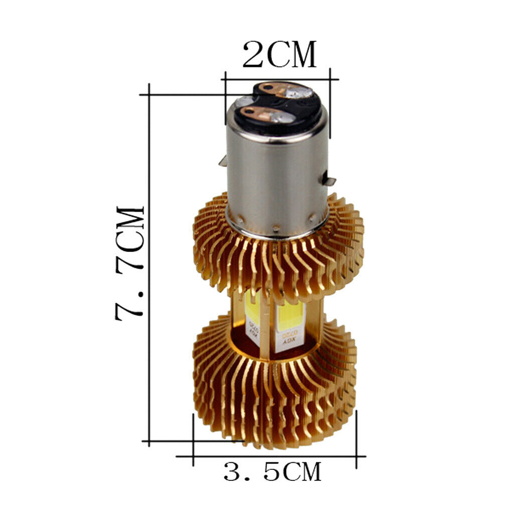 New Motorcycle LED Double Claw Headlight 12-80V