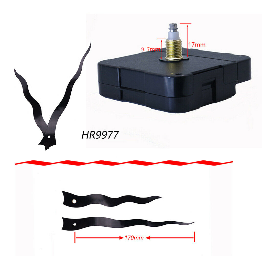 1 Set Wall Clock Movement Mechanism DIY Repair Parts Replacement