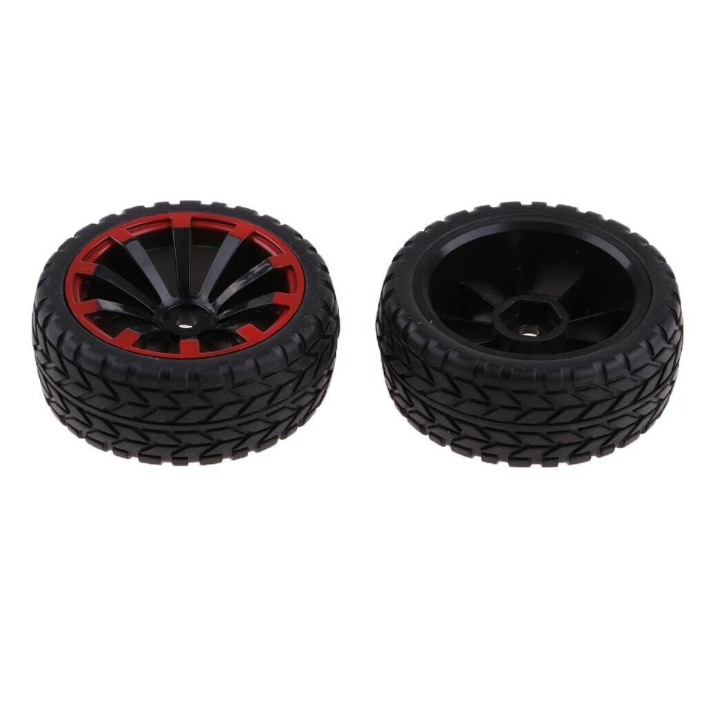 Set of 4 65mm RC Wheel Rim Tire for 1:10 HSP HPI Redcat RC Car Accessory