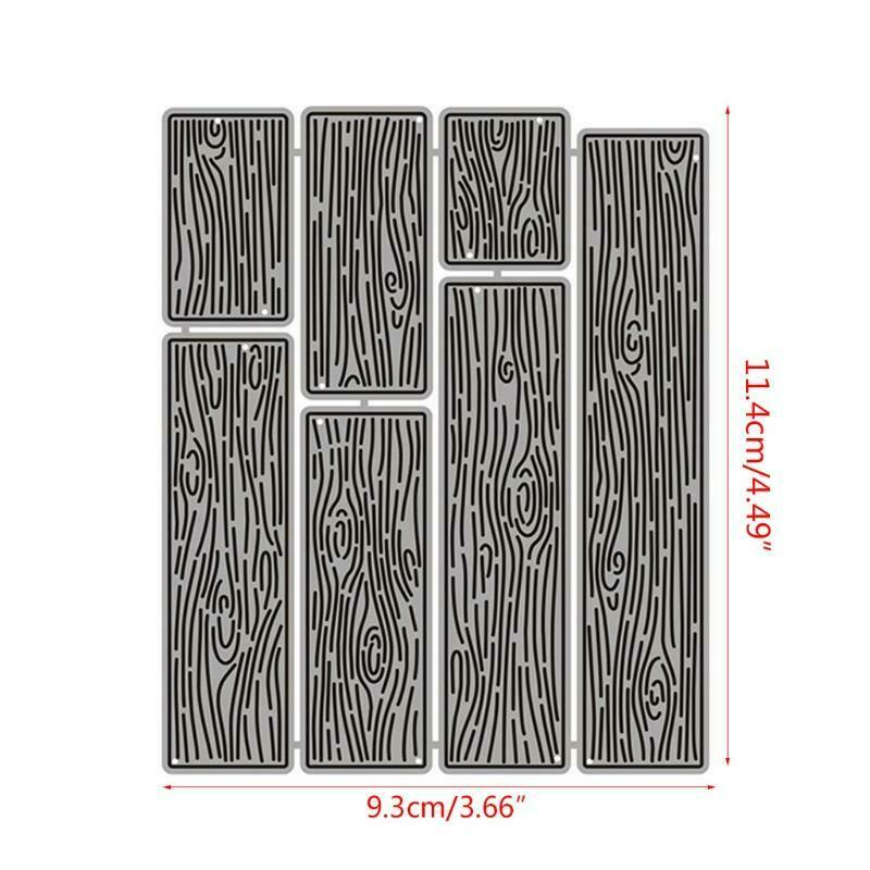 Wood Grain Metal Cutting Dies Stencil for DIY Craft Making Greeting Card Paper