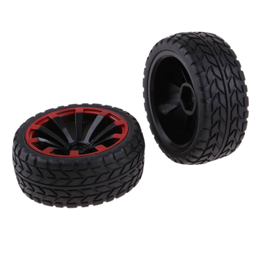 Set of 4 65mm RC Wheel Rim Tire for 1:10 HSP HPI Redcat RC Car Accessory
