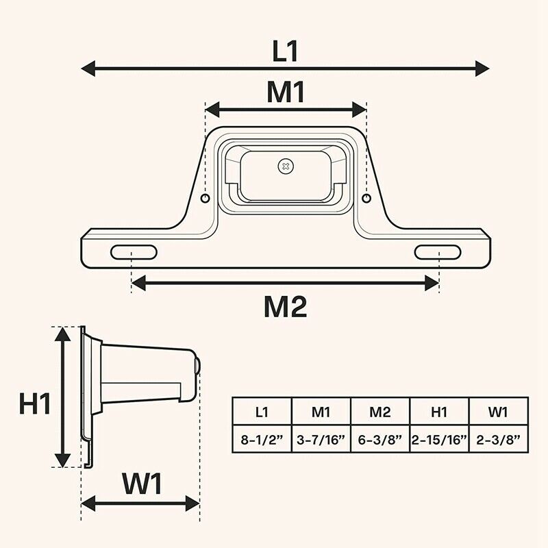 License Plate Lights LED License Plate Light for License Tag Lights for UTV ATY8
