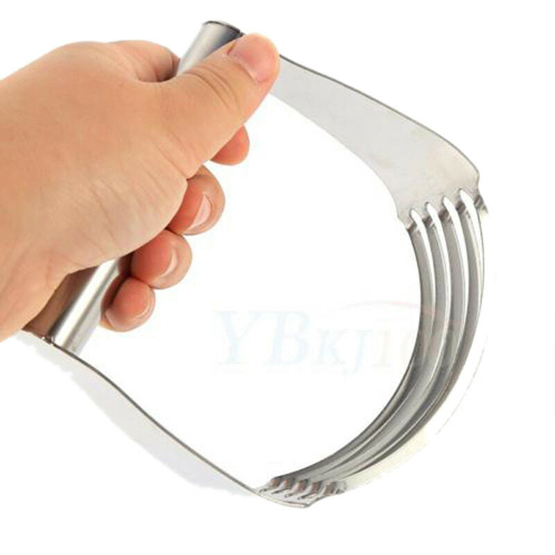 Stainless Steel Pastry Dough Cutter  Mixer Whisk Baking Kitchen Craft JfJ.l8