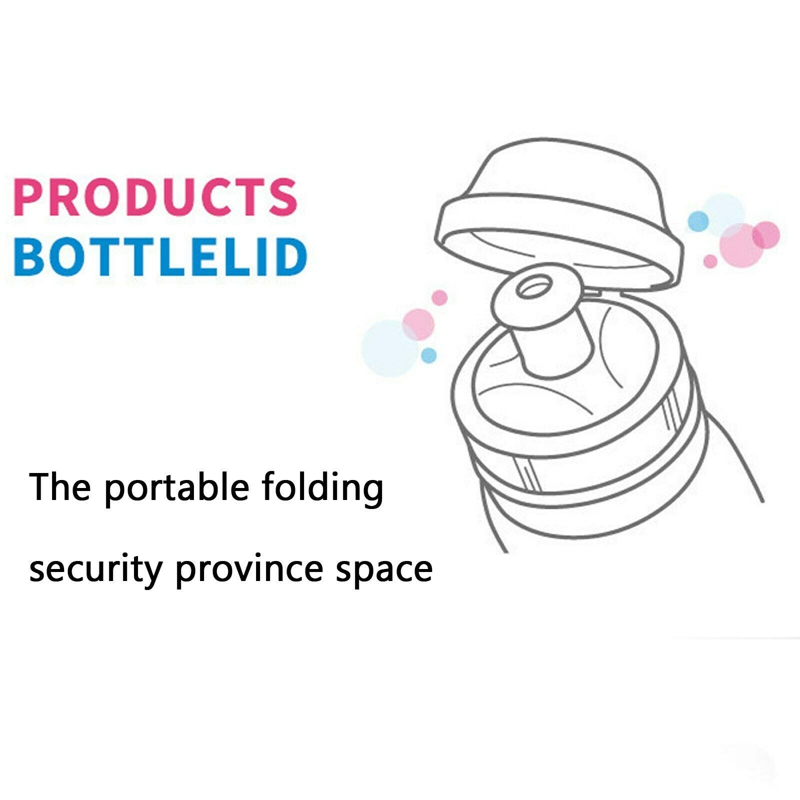 Silicone Water Bottle Portable Folding Leakproof Sport Outdoor Travel P6 BS5
