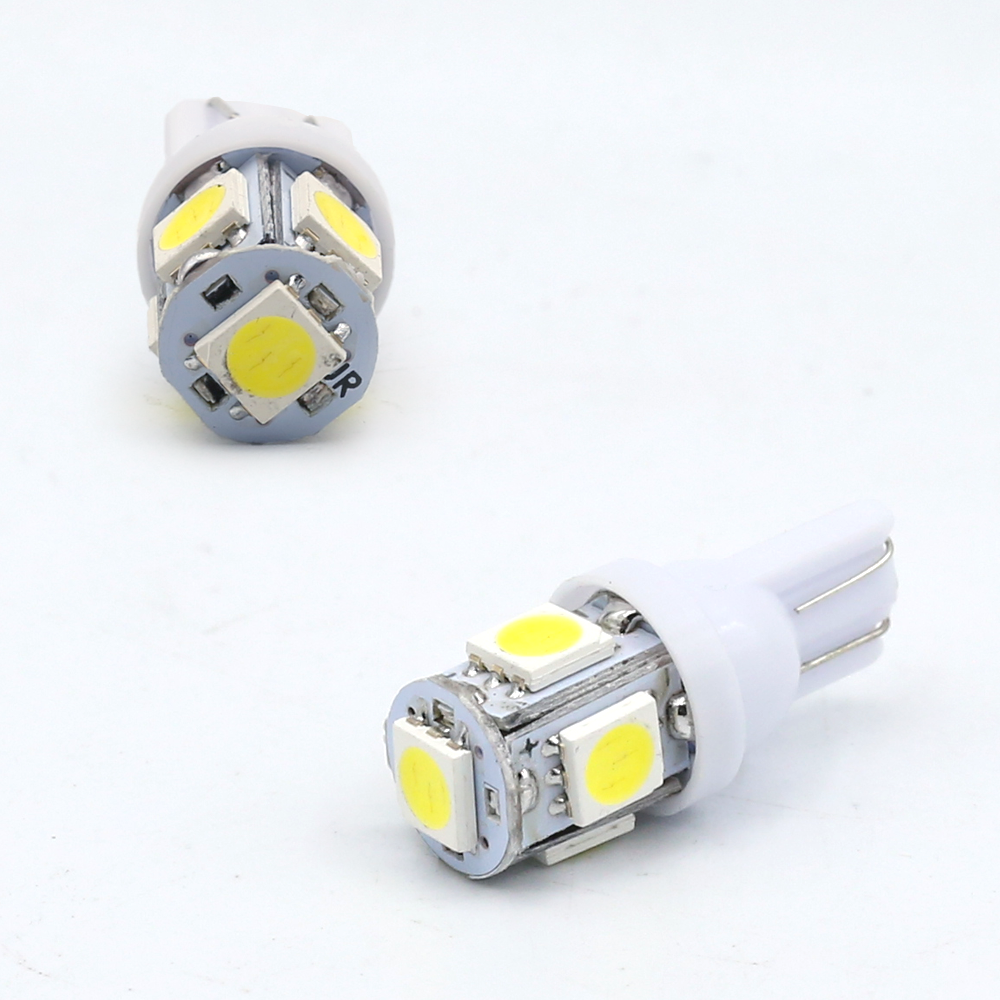 White T10 168 194 LED License Plate Exterior Tag Replacement Light 2 bulbs
