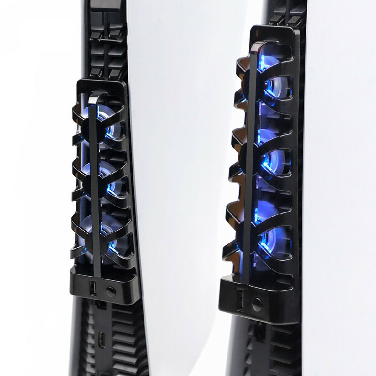 Cooling Fan Rear USB External 3-Fan Radiator Cooler For Ps5 Host Game Console SU