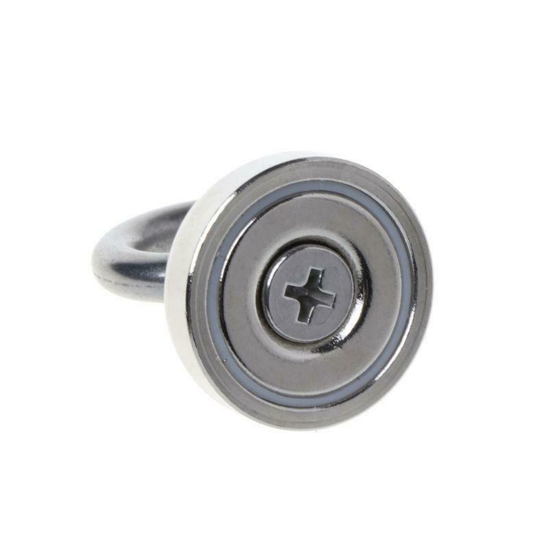 Powerful Round Neodymium Magnet Hook Metal Detector Strong Sea Fishing Hunting