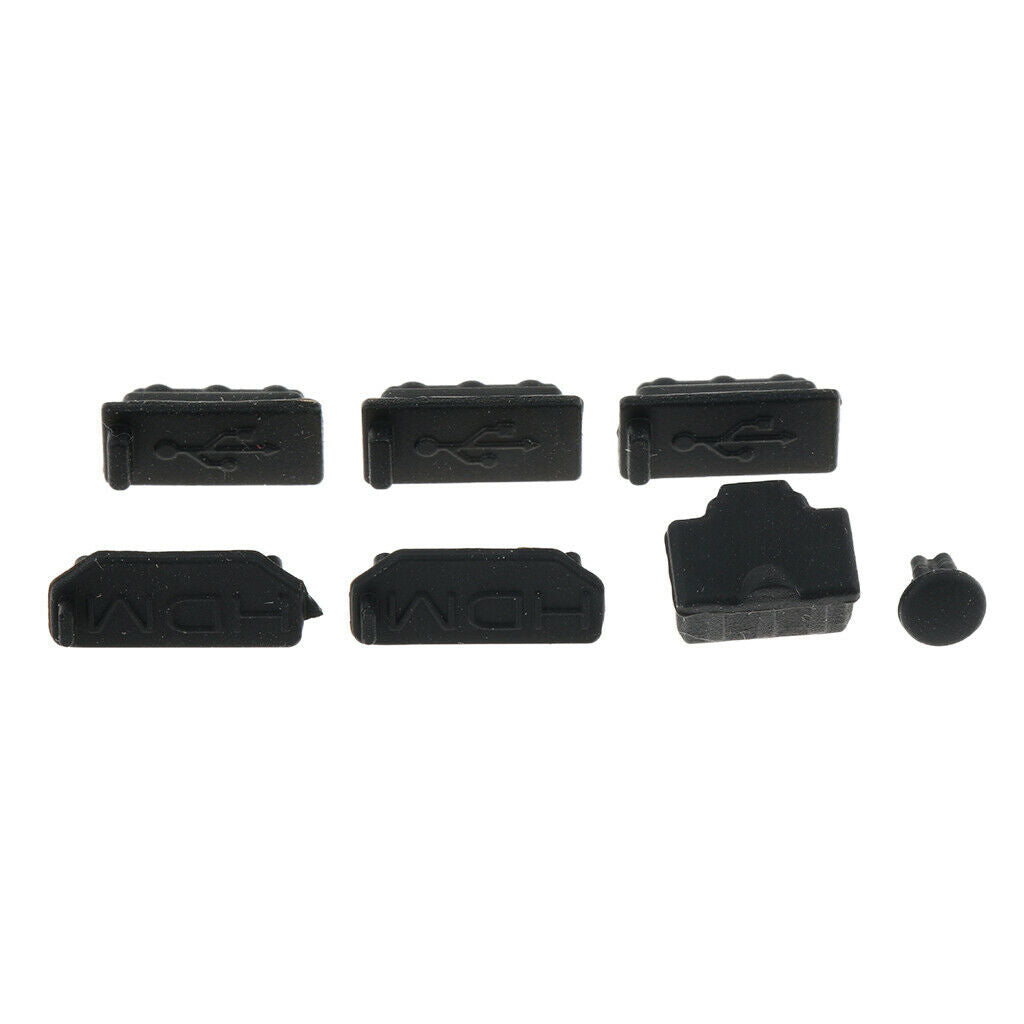USB HDMI Audio Earphone LAN Dust Cover Set for Microsoft Xbox One X Console